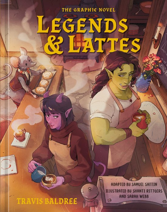 Legends & Lattes- Legends & Lattes: The Graphic Novel - cover