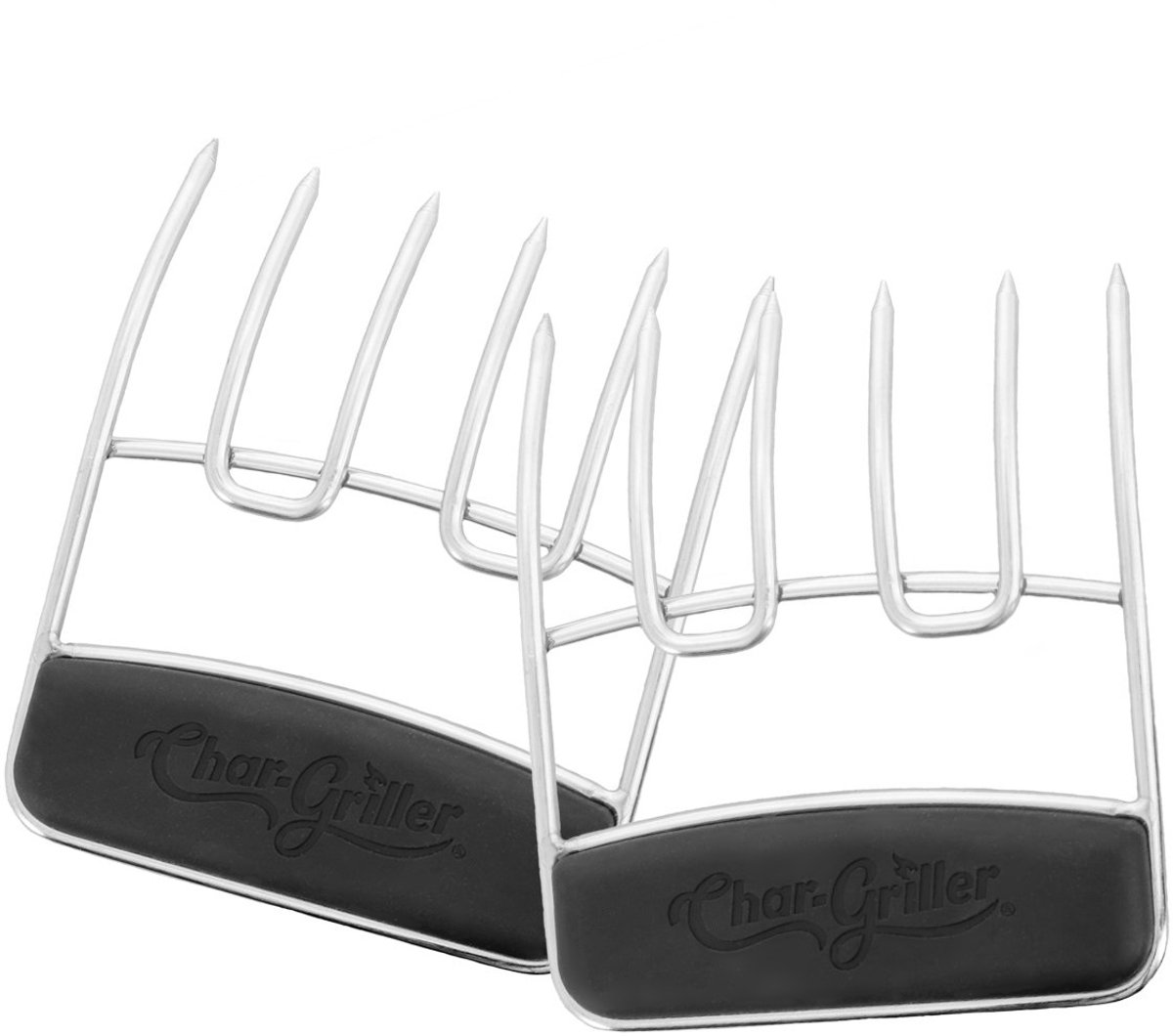 Char-Griller BBQ Pulled Pork Klauwen – Vlees Shredder – Set van 2 – Voor het Makkelijk Uit Elkaar Trekken van Vlees