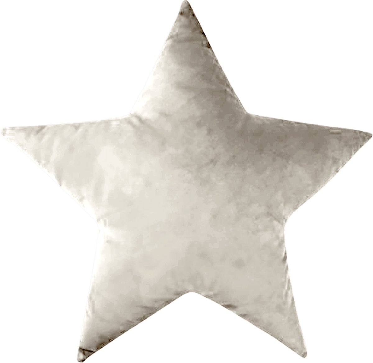 Decordruk Velvet - Sierkussen - Kremowy - 42cm - Zacht Fluweel