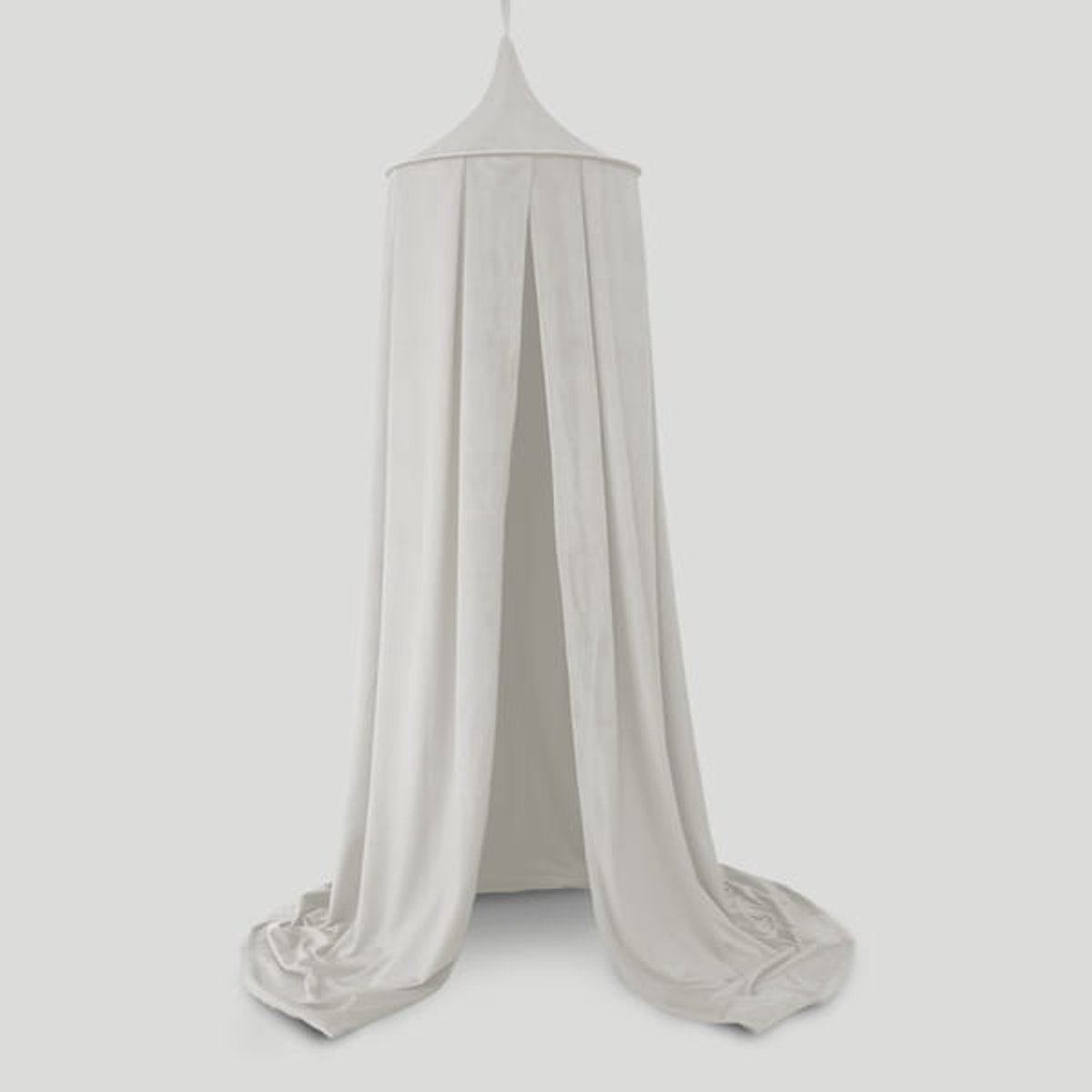 Decordruk Velvet Collectie - Baldakijn voor Kinderen - Kremkleurig - Hoogwaardig Welours