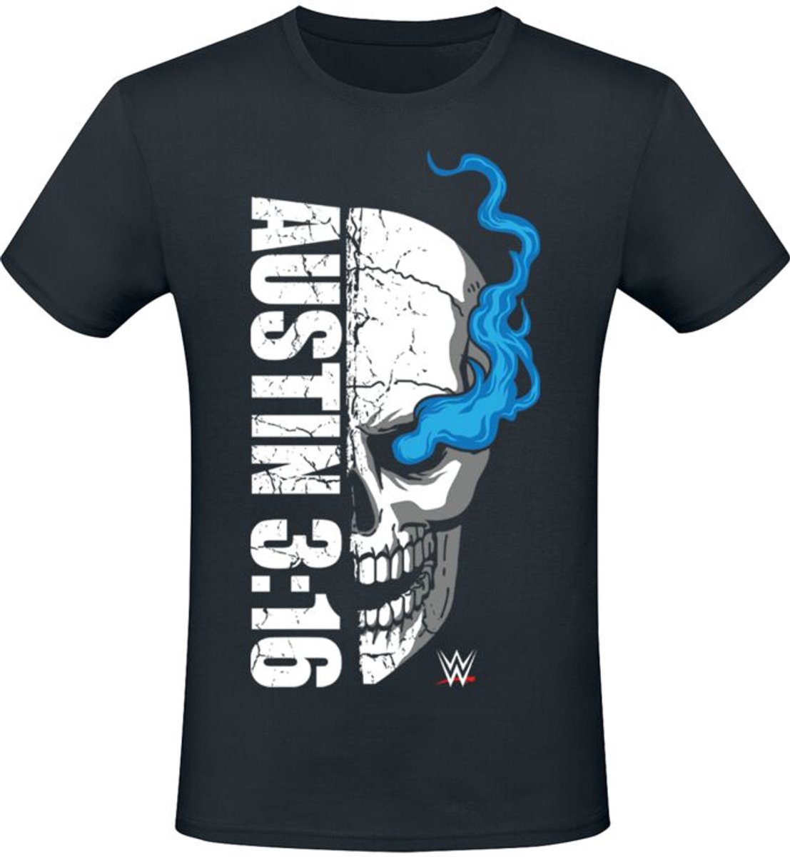 WWE Austin 3:16 Skull Heren T-shirt - zwart - S