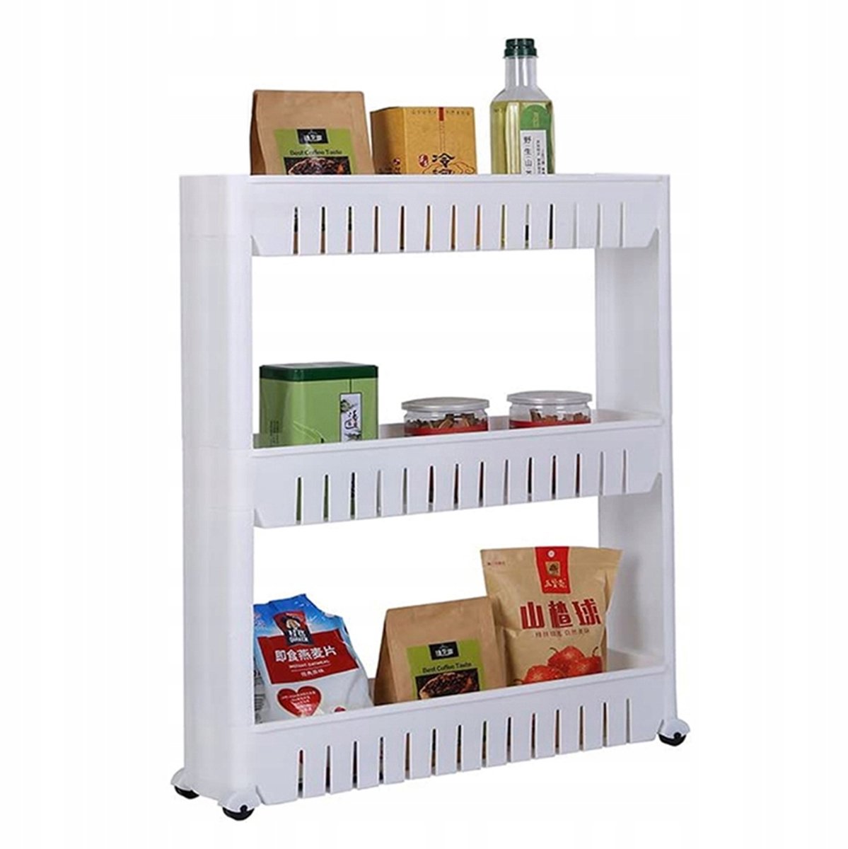 FlowShop - Badkamerkast - Badkamerkast Hoog - Badkamermeubel - Badkamer Accessoirers - Opbergkast - Opbergkast Met Deuren - WC Kastje - Wastafelmeubel -
