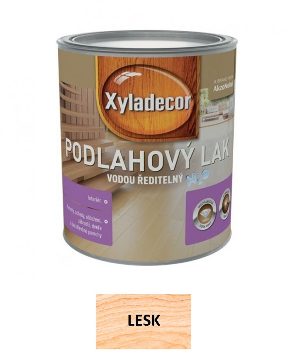 Xyladecor Podlahový lak na vodní bázi 5l, Lesk Bezbarvý