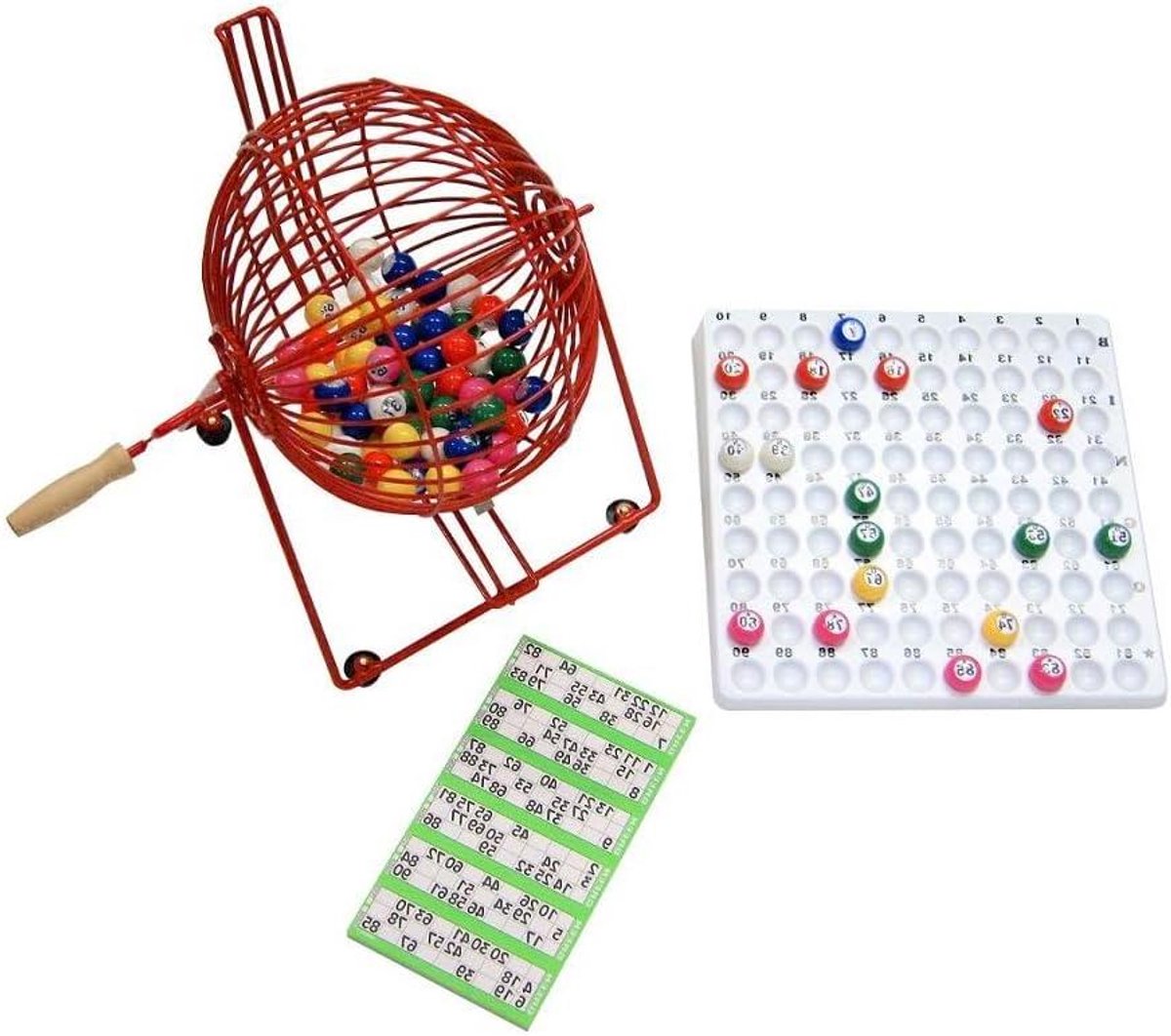 Bingo Set - Tombola Loterij - Thuis Spelen - Compleet Met 90 Ballen - 18 Kilogram - One Colour