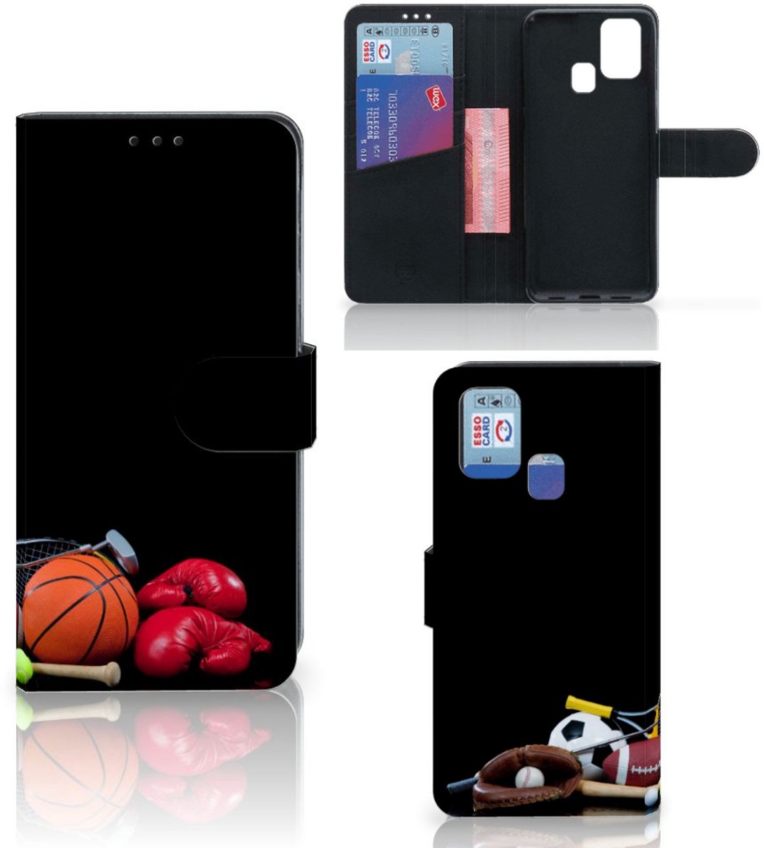 Samsung Galaxy M31 Wallet Case met Pasjes Sports