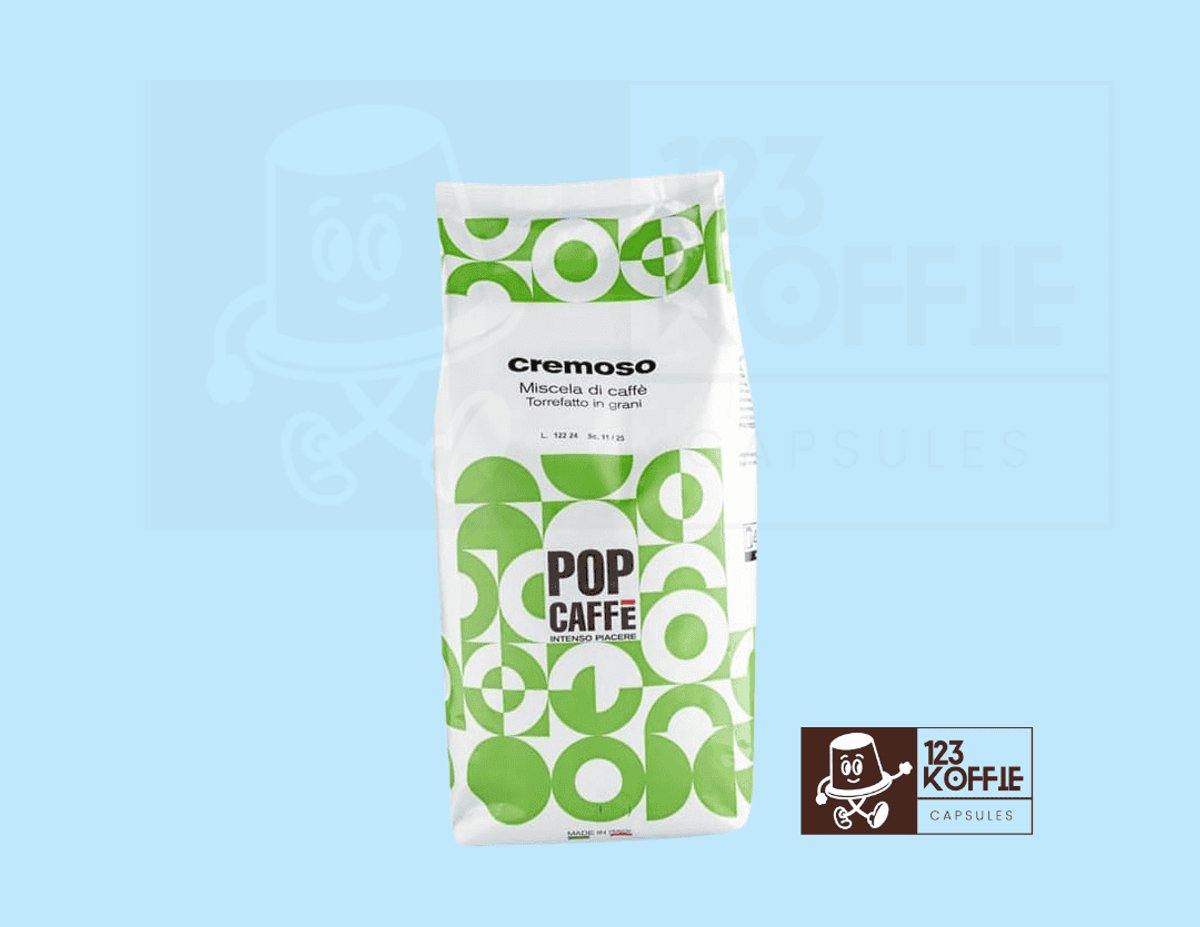 Pop Caffè Romige Siciliaanse Espresso Blend, Chocolade & Noten, Dikke Crema
