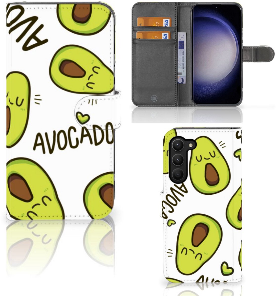 Samsung Galaxy S23 Plus Leuk Hoesje Avocado Singing