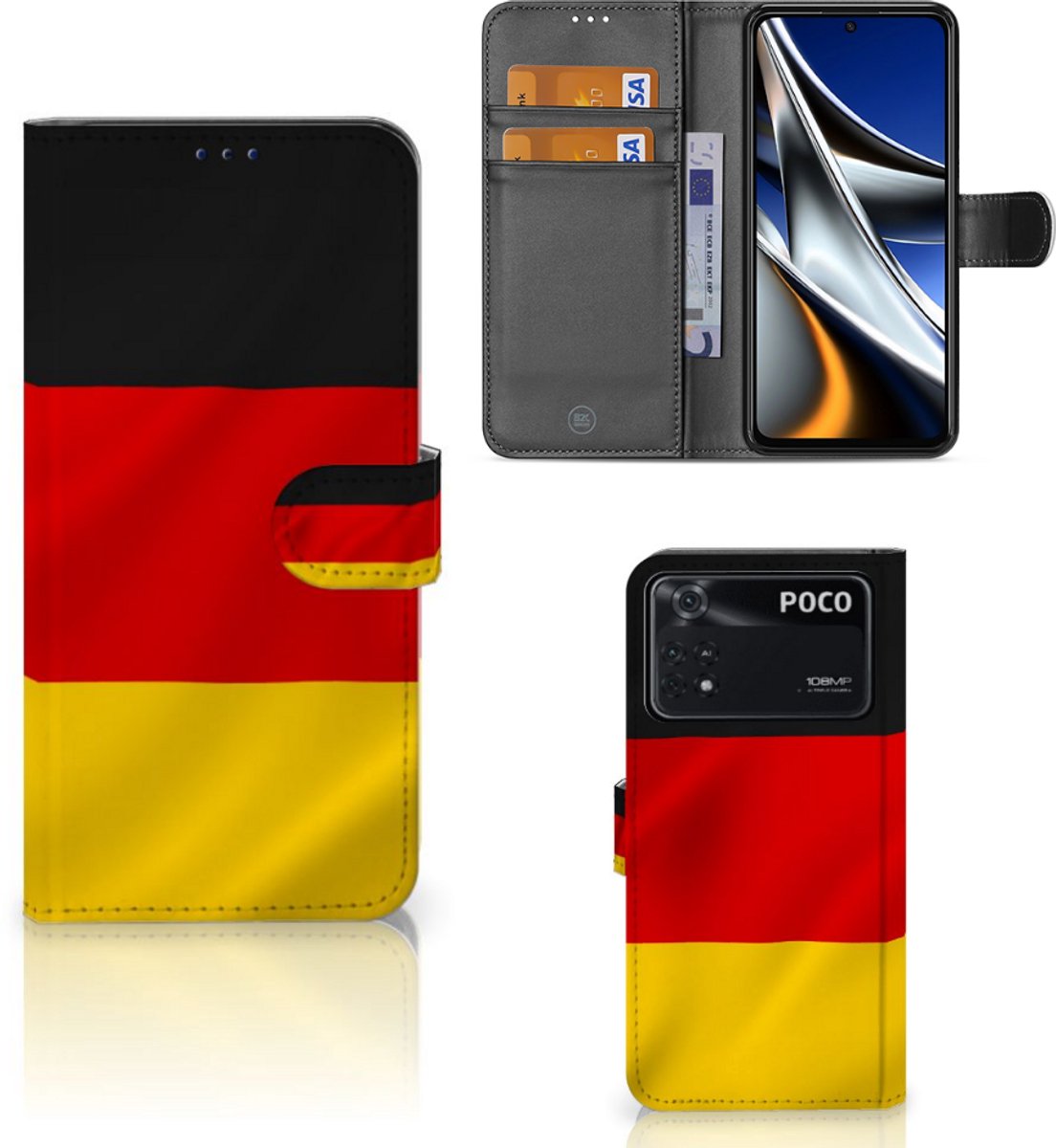 Xiaomi Poco X4 Pro 5G Bookstyle Case Duitsland