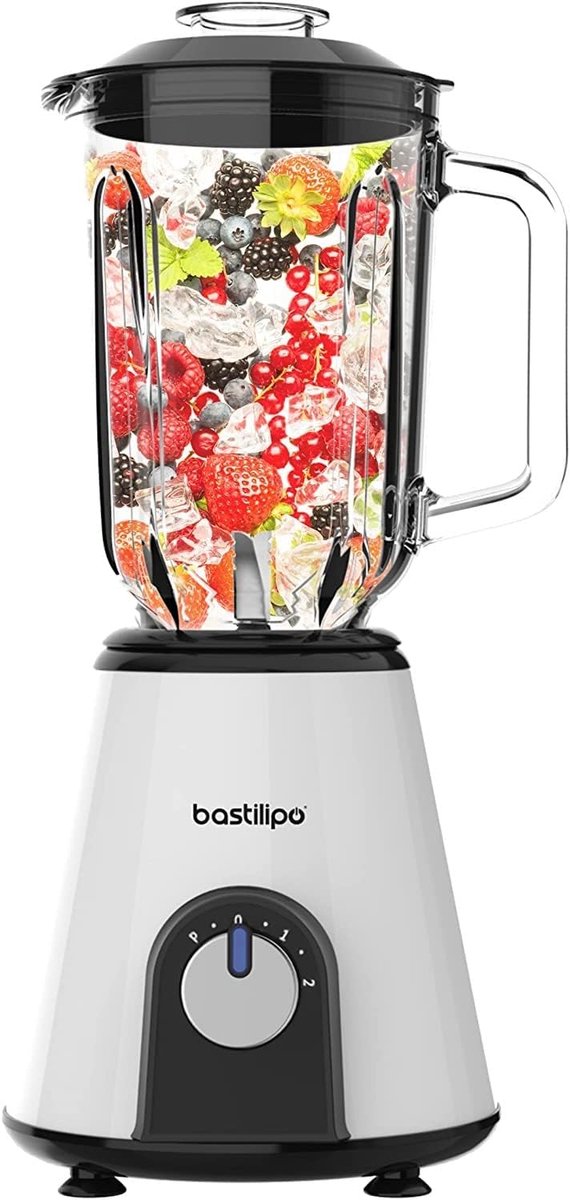 Hand blender BVA-800 B - hand blender 800 W with 6 stainless steel blades and 1.5 l glass jug - 2 speeds with pulse function — afbeelding 4