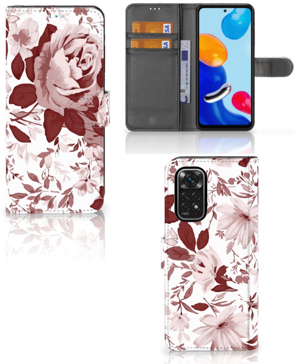 Hoesje Xiaomi Redmi Note 11/11S Watercolor Flowers
