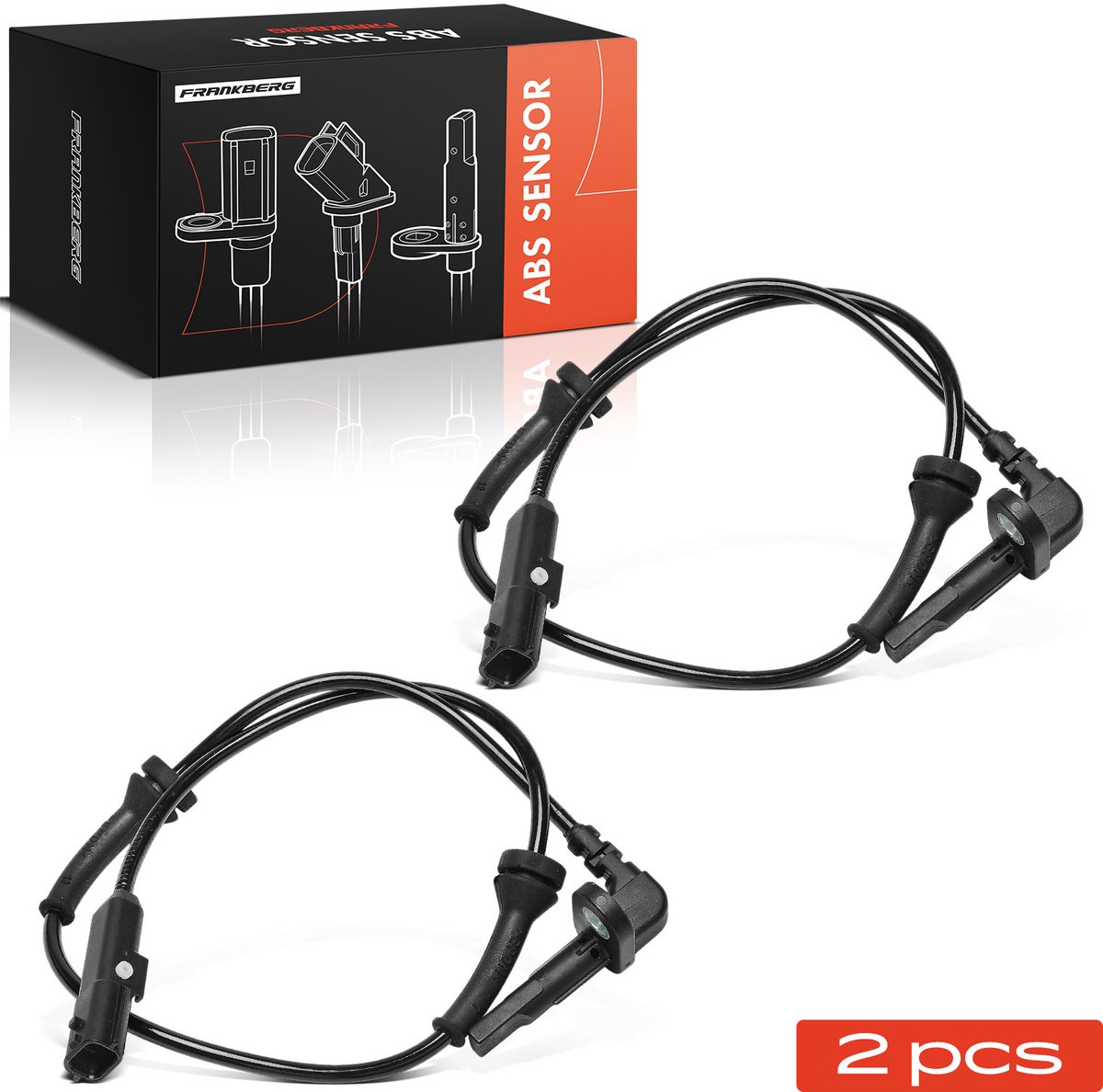 Frankberg 2x ABS Sensor Vooras voor Dacia Spring