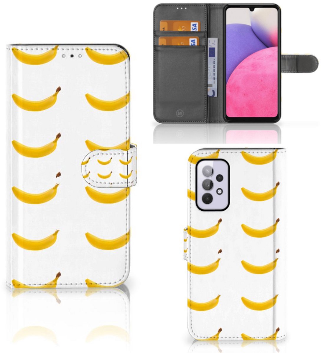 Samsung Galaxy A33 5G Book Cover Banana