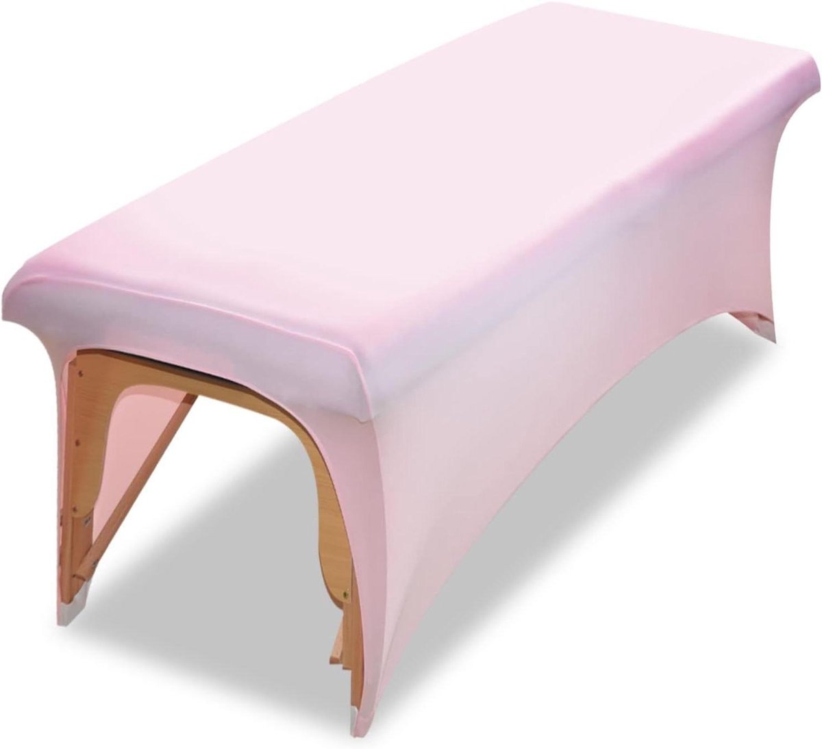 Massagebed Overdekking - Spa Tafelhoes - Hygiënisch Werken - Uitrekbaar Spandex Materiaal - Universeel 6FT - Wit
