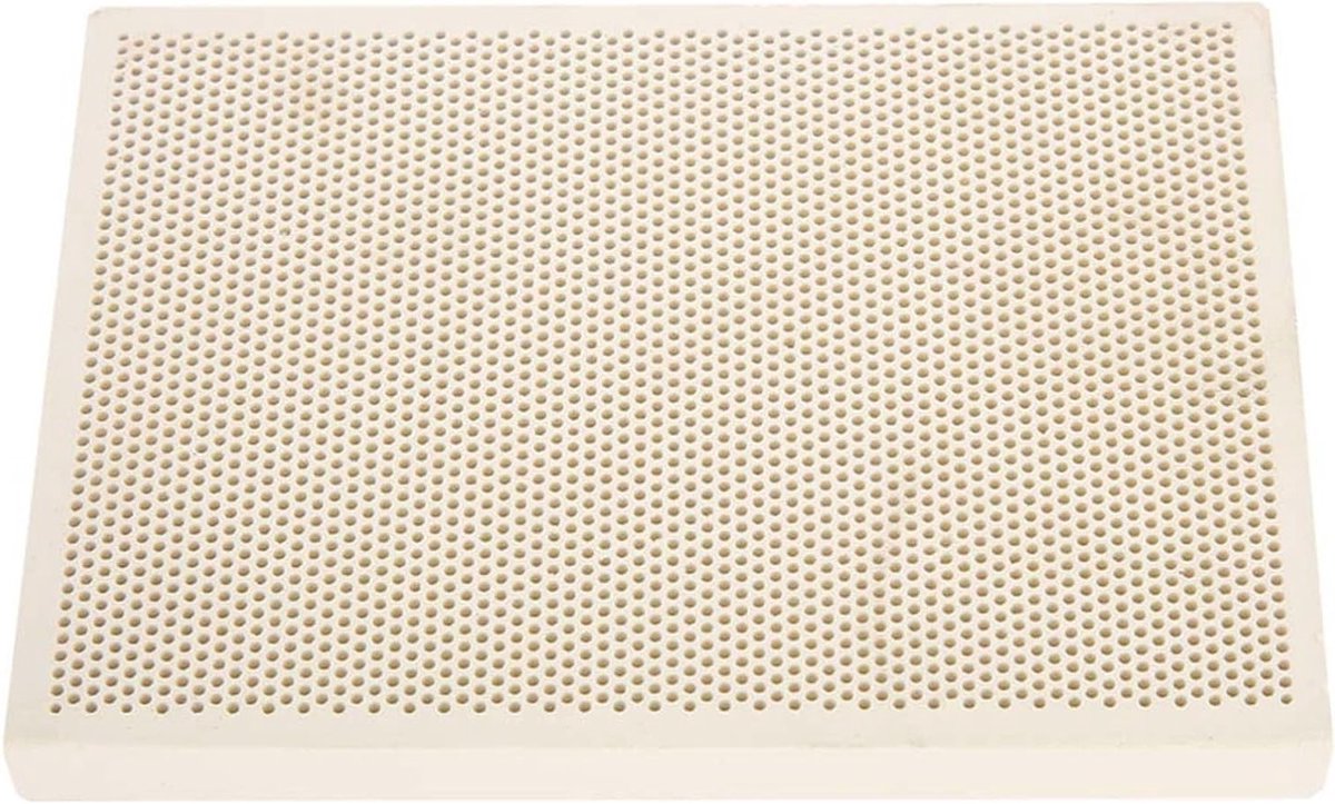 Keramische soldeerplaat voor juwelen, honingraat soldeerbord, verwarmingsmat voor verf en drogen, geschikt voor gasfornuis 135 x 95 x 13 mm
