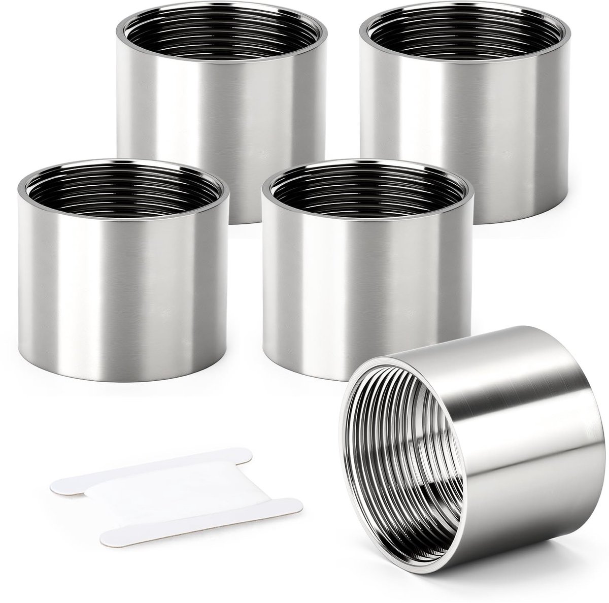 Dailygoods- Buiskoppelingen 5 Stuks - Roestvrij Staal 304 - 1-1/2"