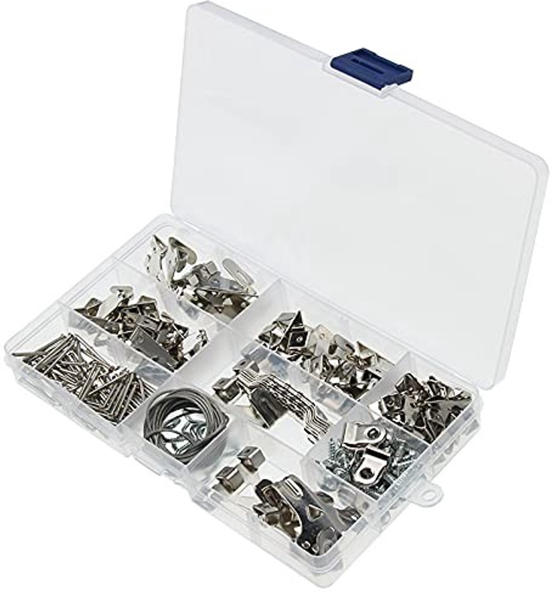 Dailygoods- Foto Opknoping Haken Kit 230 Stuks - Foto Opknoping Gereedschap - Fotolijst Assortiment - Haken voor Spiegels - Haken voor Klokken - Haken voor Kunstwerken - Foto Ophangset