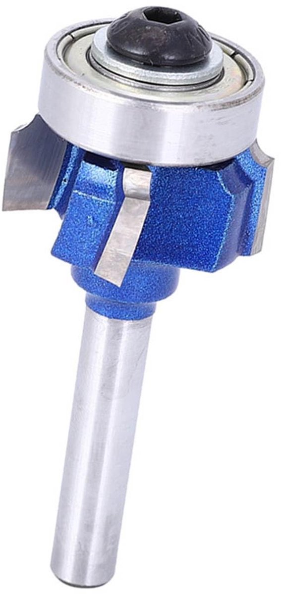 Dailygoods - R2 Abrundfräser 4 Messen - 8mm Tungsten Carbide Frees voor Houtbewerking