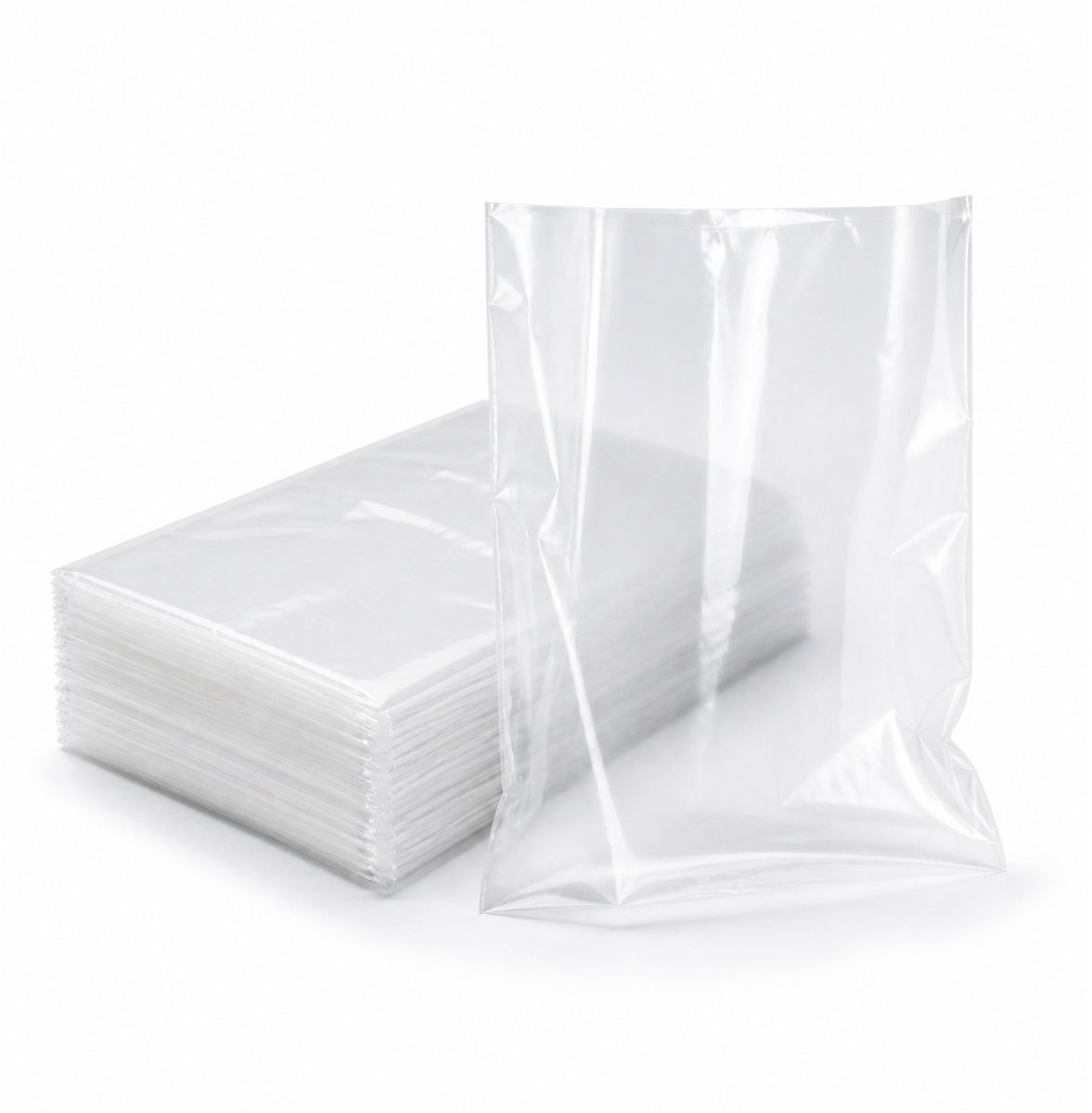 Inpakr Plastic Zakken LDPE Transparant - 85 x 130 cm - 150 micron - 50 stuks