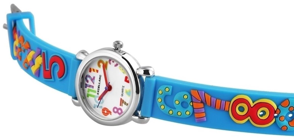 EXCELLANC Excellanc kinderhorloge EX0276 Excellanc kinderhorloge, siliconen band