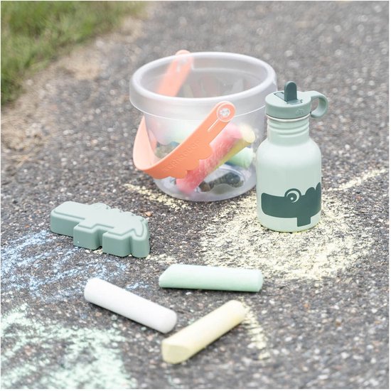 Done By Deer Croco Thermosfles Green van Merkloos — afbeelding 2