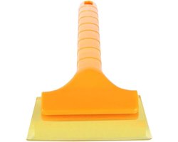 IJskrabber Auto - Ruitontdooier Sneeuwschuiver - Winterse Autoritten - Krasvrije Verwijdering - 1 kg - Zwart