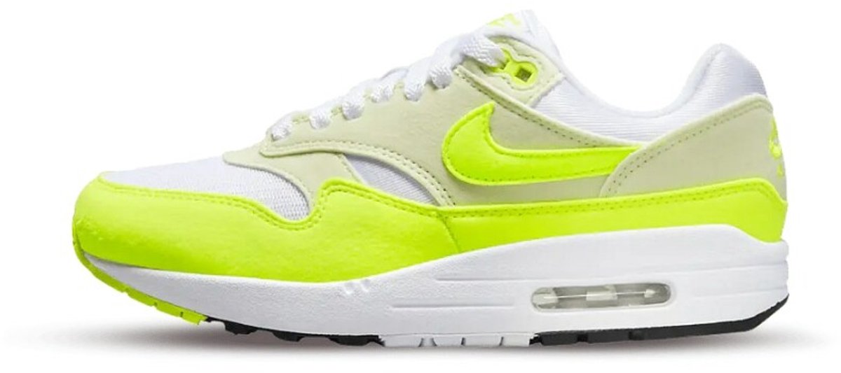 Nike Sneakers Unisex Nike Air Max 1 ‘Volt Suede’ Zwart