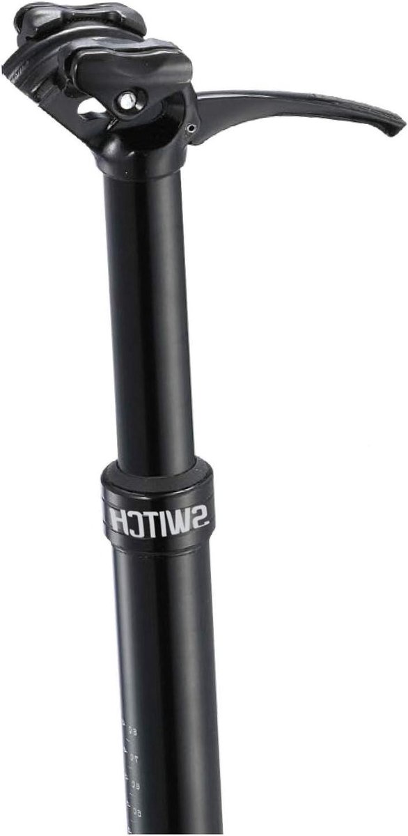 Telescopische Zadelpen - Verstelbare Zadelpen - Fietscomfort Vergroten - Directe Bediening Hendel - Diameter 272 mm - Zwart