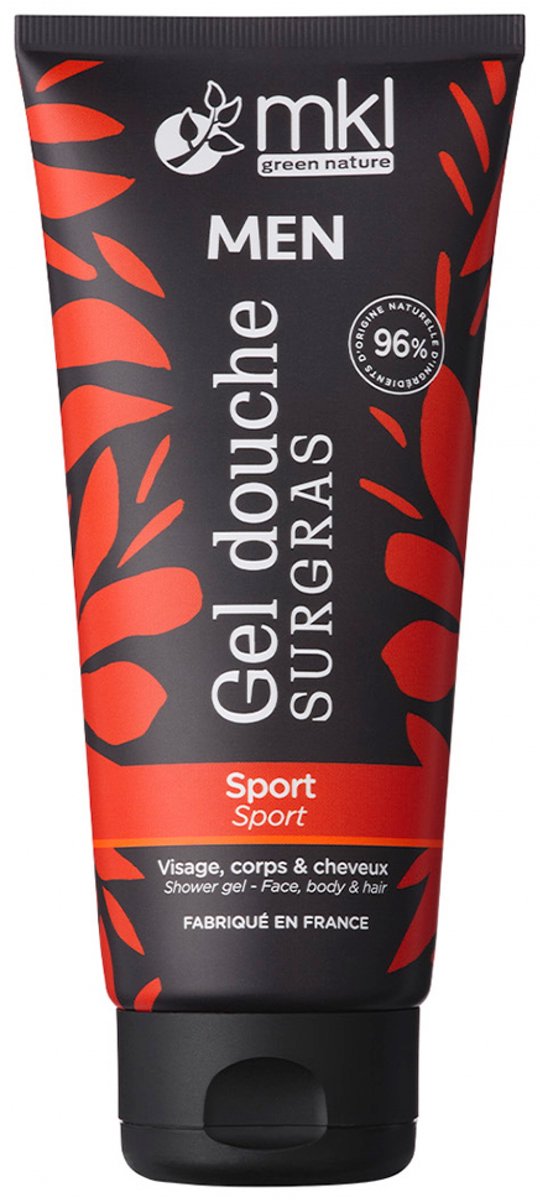 MKL Green Nature Men Gel Douche Surgras Sport 200 ml
