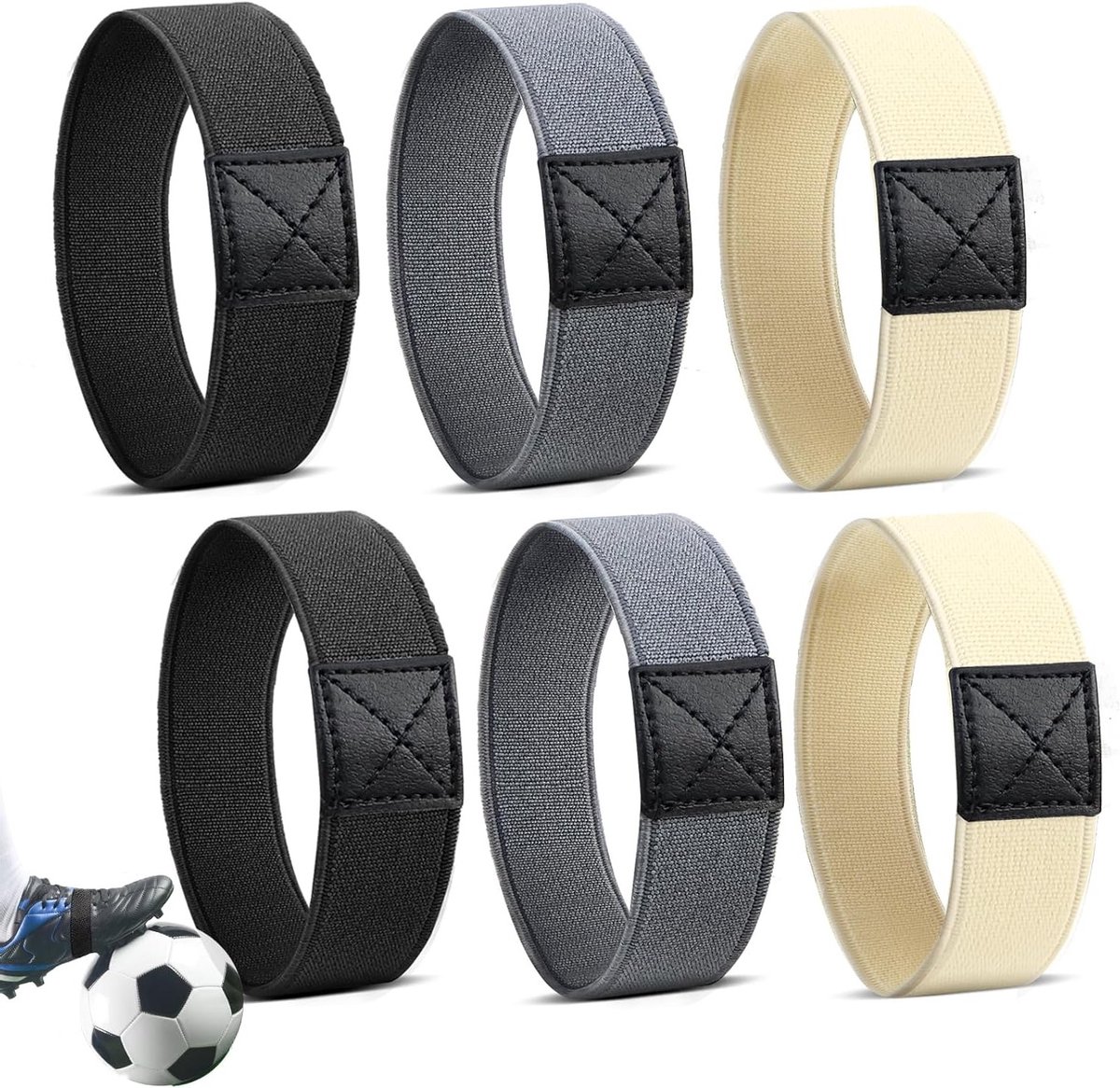 Zwarte Fixatieband voor Voetbalschoenen - Verstelbare Laces voor Optimale Stevigheid en Comfort