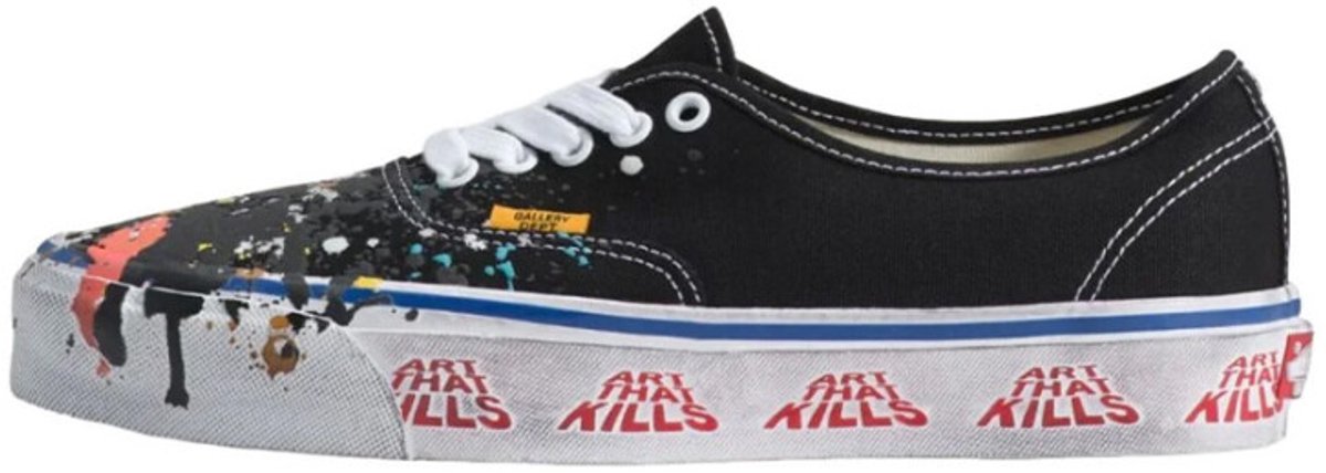 Vans Authentic Reissue Gallery Dept. Art That Kills Zwart