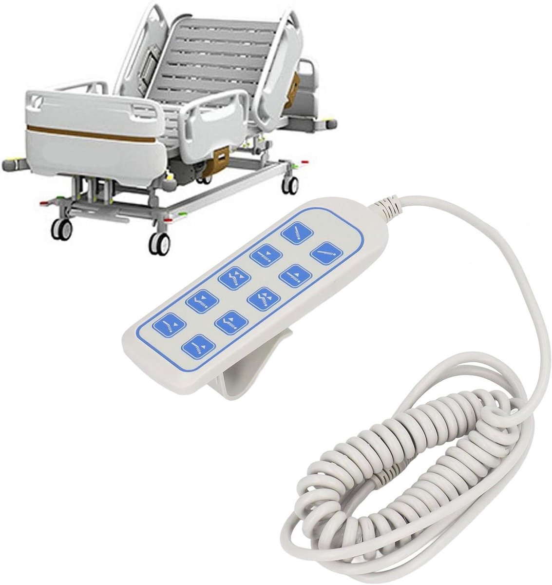 Fauteuil Handbediening - Elektrische Stoel - Meubel Bediening - IP66 Waterdicht - 10 Knoppen - Zwart