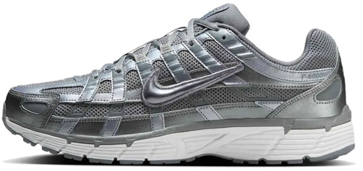 Nike P-6000 Metallic Cool Zilver