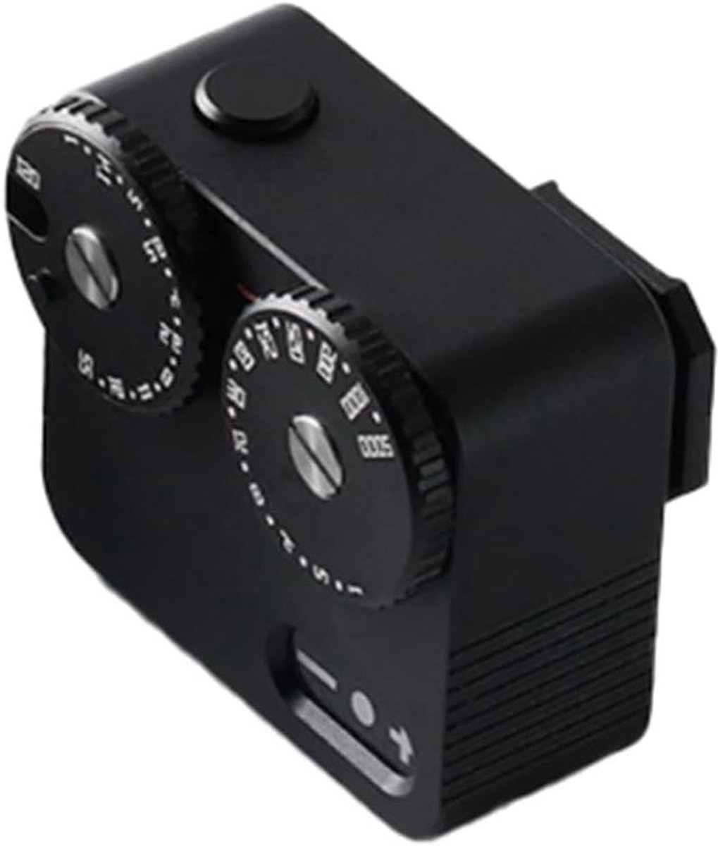 Lichtmeter II - Belichtingsmeter Camera - Nauwkeurige Belichting - 23-traps sluitertijd - 8.5 x 7 x 4 cm - Zwart