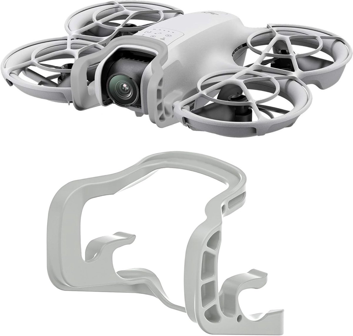 Gimbal Bumper Protector voor Drones, Anti-Collision Bescherming, Beschermstrip voor Neo Fly Combo Accessoires (Grijs)