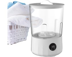 Mini-wasmachine: 1,5 liter draagbaar wasapparaat met 3 reinigingsmodi, oplaadbaar ontwerp maakt een eenvoudige bediening mogelijk. Betrouwbaar wasapparaat voor je behoeften