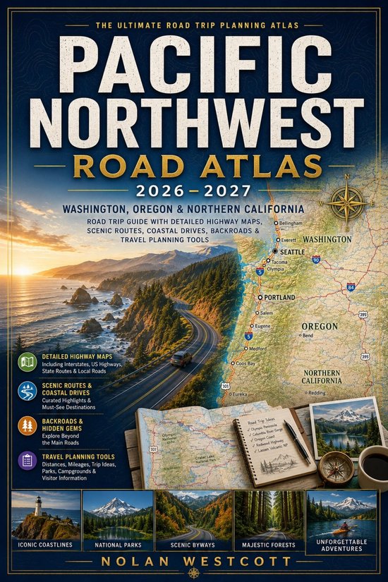 Pacific Northwest Road Atlas 2026-2027 - cover