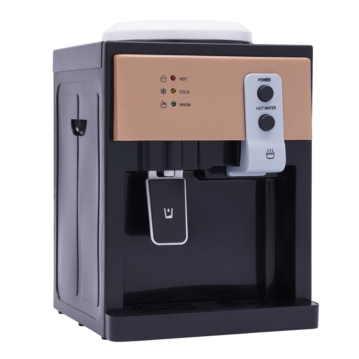 Jently waterdispenser - drinkwaterautomaat - waterautomaat - watertap - koud/heet/warm - roestvrij staal - mokka - zonder emmer
