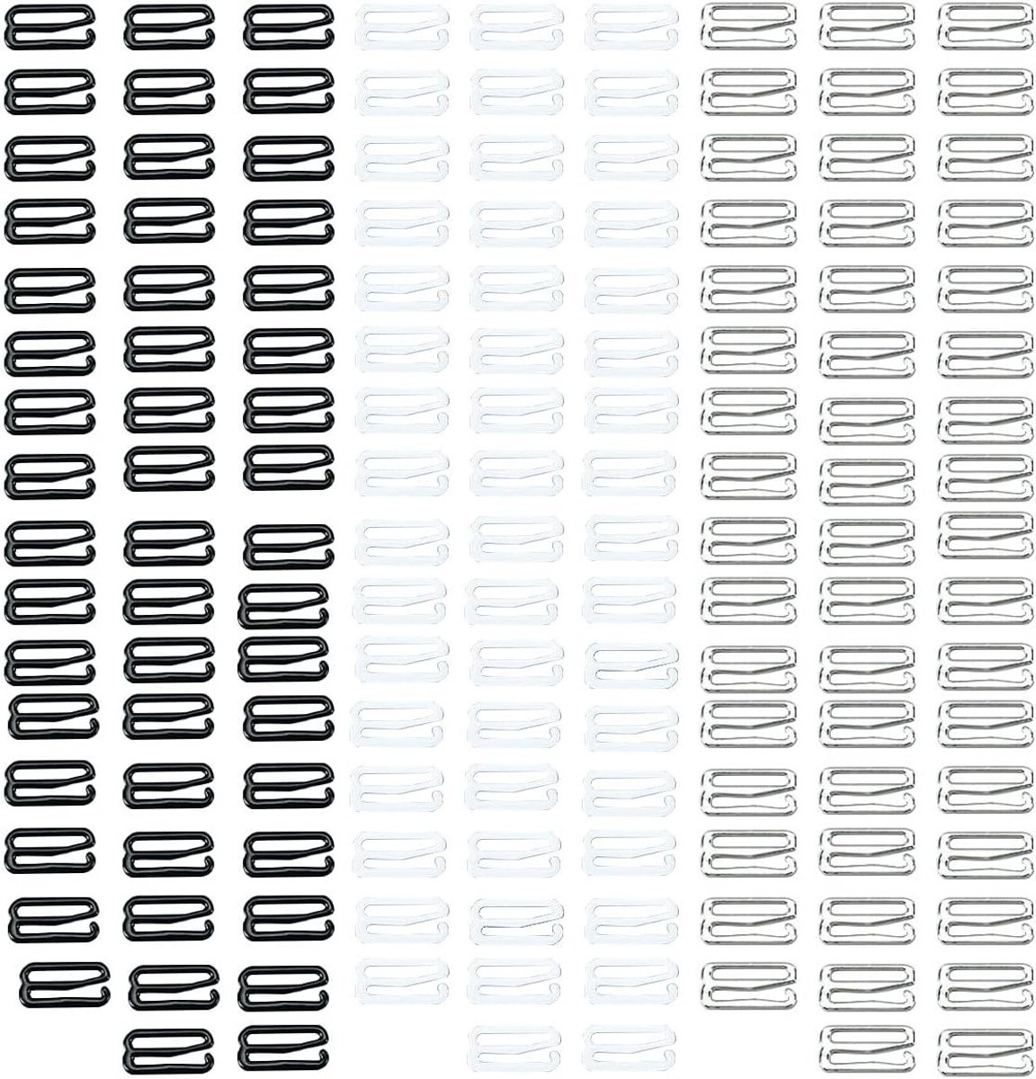 150 Stuks Verstelbare Beugels en Ringen voor Bh's - 10mm Haaksluiting en Lingerie Accessoires voor Optimale Pasvorm en Comfort