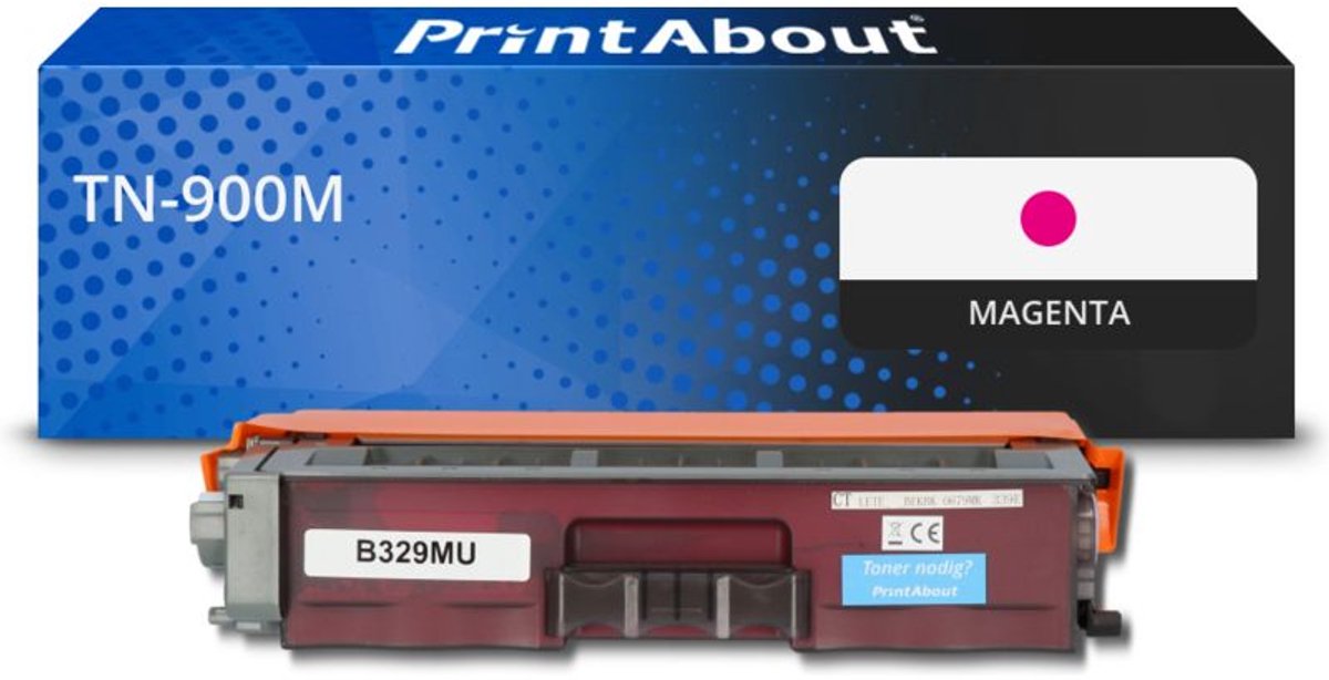 Brother TN-900M toner magenta Huismerk