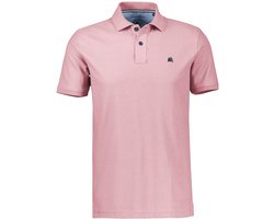 LERROS Herenpoloshirt COOL & DRY ademend piqué , Maat: L , Kleur: VIVID ROSE , 60% katoen, 40% polyester