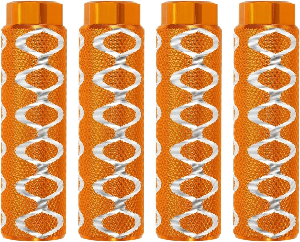 Fietshaken Set - Fietssteunen Achter - Extra Voetsteun - Aluminiumlegering - 4 Stuks - Geel