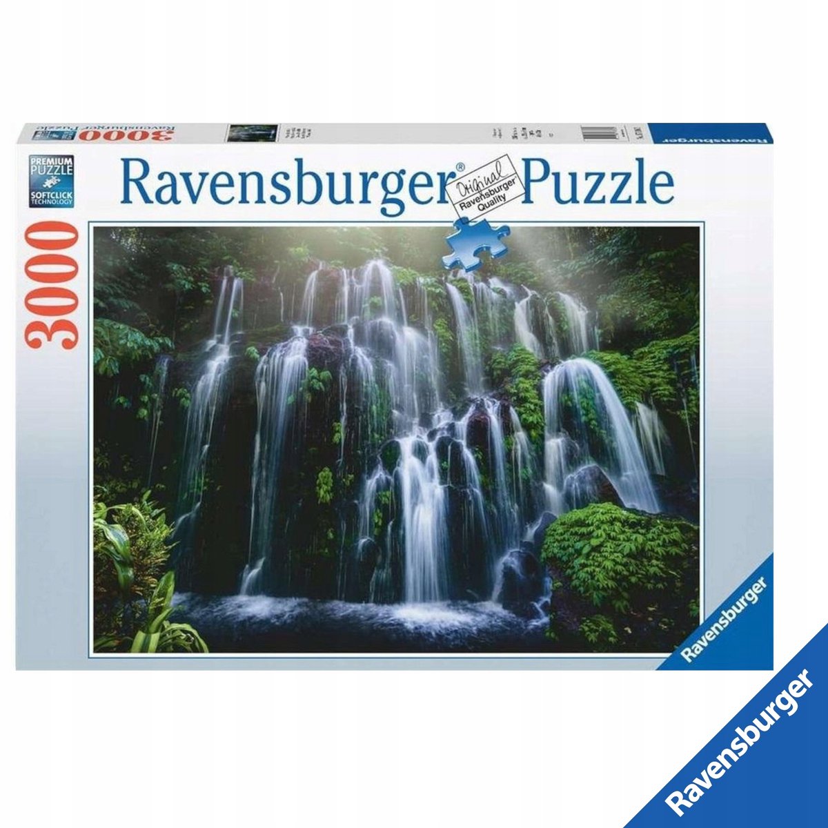 Ravensburger Premium Puzzel 3000 Stukjes: Adembenemende watervallen