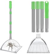 Spinnenvanger - Insectenvanger - Spidercatcher - Opvouwbare Insectenval - Extra Lang Ca. 83 cm - Verstelbare Spinnenvanger Lange Steel - Spinnengrijper Voor Veilig Vangen En Verwijderen Van Spinnen, Kakkerlakken En Wespen