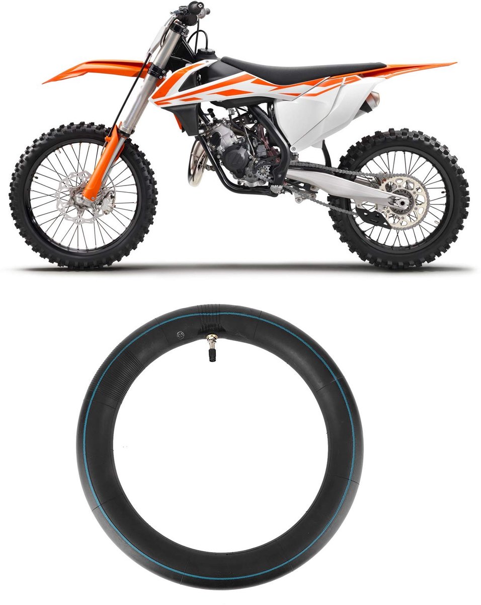 JHUBERS- Binnenband 2,75/2,50-12 inch - Rubber - Geschikt voor 90cc/125cc - Motorfiets - PIT PRO Trail - Schokbestendig ontwerp - Motorband