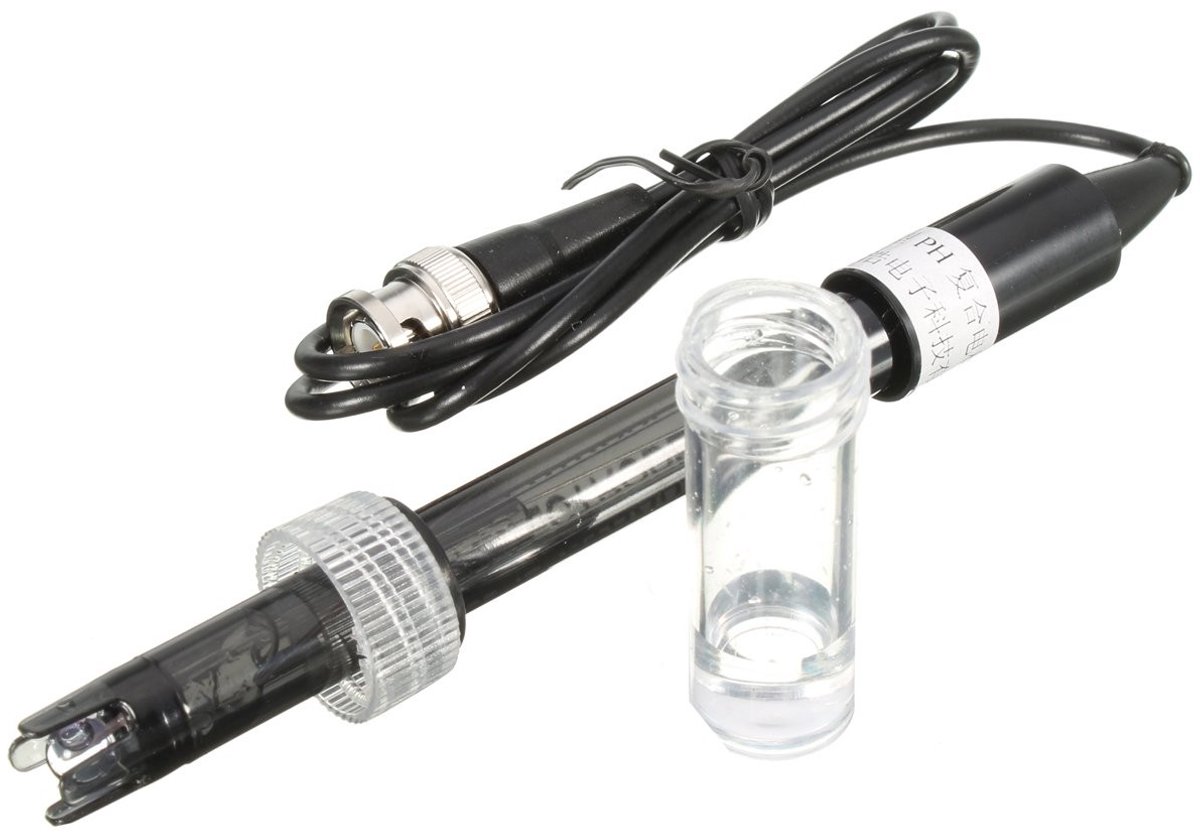 BRENZOOS - Elektrodensondeaansluiting - pH-Meter - Voor Hydrocultuur - 22,4 x 9,2 x 3,8 cm - Aquariumcontroller - Hoogwaardige pH-meting - Gesch...