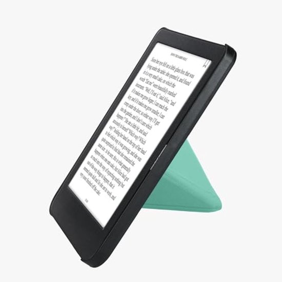PromoHome E-reader Hoesje voor Kobo Clara BW & Clara Colour - Kunstleren Cover met Standaard en Magneetsluiting - Mintgroen — afbeelding 3