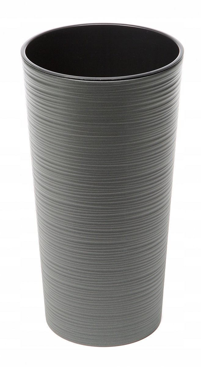 Lamela Lilia Dłuto Pot 46,5cm Grafit met Inzetstuk