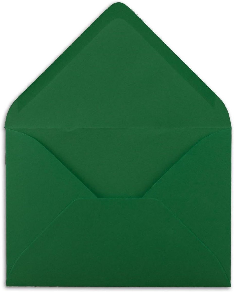 Enveloppen DIN C5 - Post enveloppen - Kaarten versturen - Nat lijmen - 750 stuks - Donkergroen