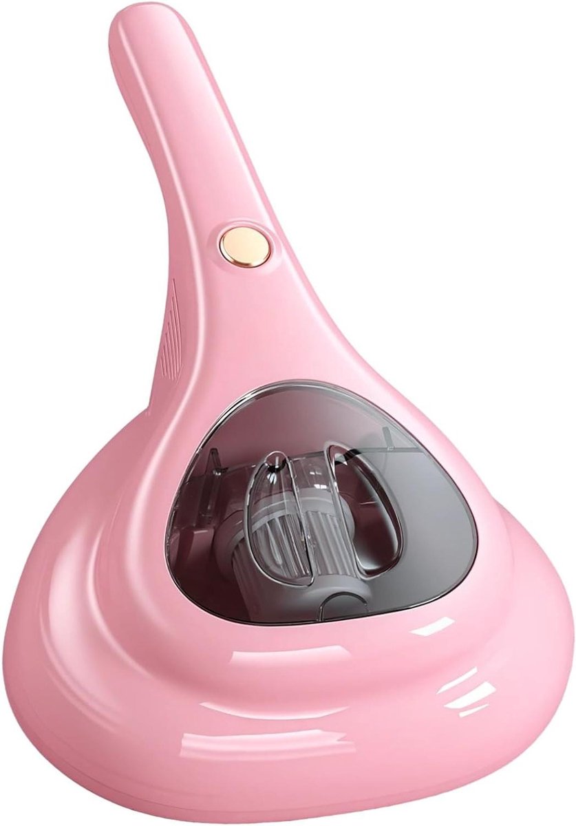 Draadloze Stofzuiger - Handstofzuiger Mijtverwijderaar - Matras Reinigen - Snoervrij Gebruik - 23.4 cm - Roze