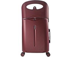Miamily Carry-On - Handbagage koffer - Ride-on voor kinderen - Met zitje tot 100kg - TSA slot - Burgundy